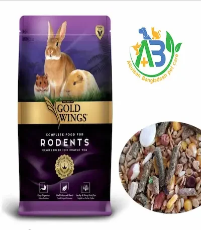 Goldwings Premium Rodents Food 1 kg aquisanbd pet shop