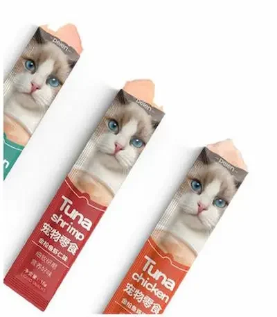 Pelen Creamy Cat Treats 15G Tuna And Chicken Flavour