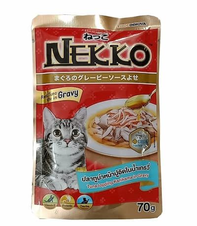 Made from high quality raw materials, high protein, no artificial ingredients. Free from preservatives and synthetic colors Fish oil extracted from deep sea fish Rich in omega 3 to nourish the brain and nervous system. help strengthen the immune system Prebiotics help balance the gut. Nourishes the digestive system and the excretory system Vitamin E helps nourish the skin and hair to be strong and beautiful. Taurine helps to see. Packing size 70 grams x 12