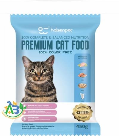 Haisenpet Premium Kitten Food Chicken, Fish, Egg & Milk 450gm and 3kg