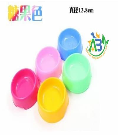 cat food single bowl candy colour