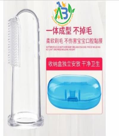 Silicone Pet Finger Toothbrush for pet