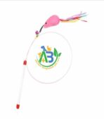 Cat Toy stick With Feathers Fish