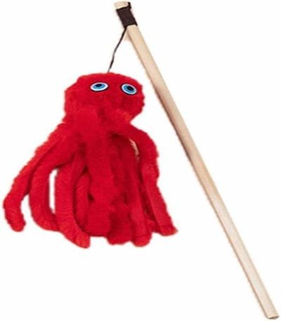 Cat stick toy octopus