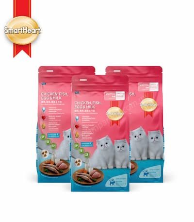 SmartHeart Kitten Chicken, Egg, Milk, Fish 1.1kg