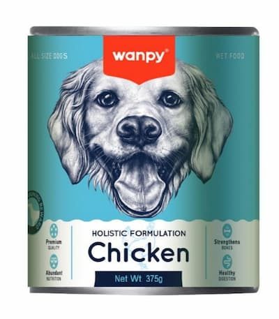 Wanpy Chicken Dog Food 375g Can Online