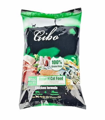 GIBO Gain free 500g Cat Food ALL STAGE Chicken