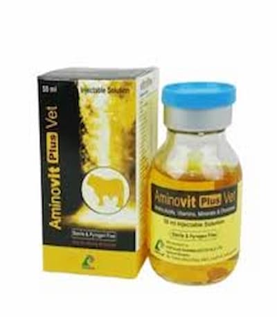 Aminovit Plus Vet Injectable Solution 20ml for pet medicine