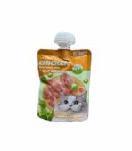 Gino meat paste Chicken and cat grass 100gm