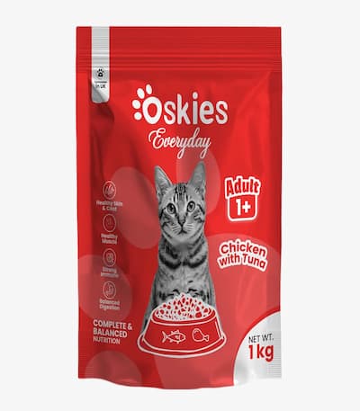 Oskies Adult chicken and tuna 1kg