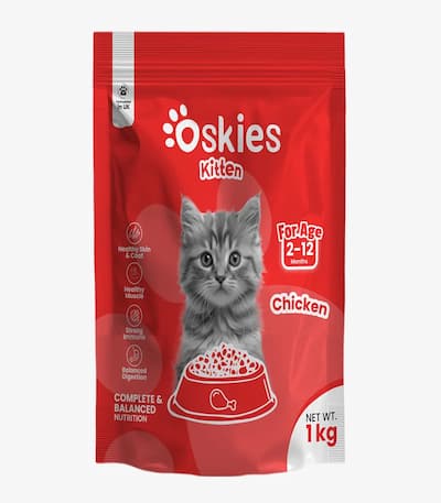 Oskies Kitten Chicken - 1 KG