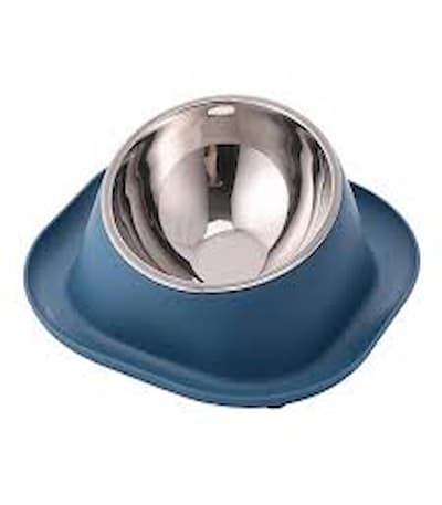 Large steel food bowl for cat