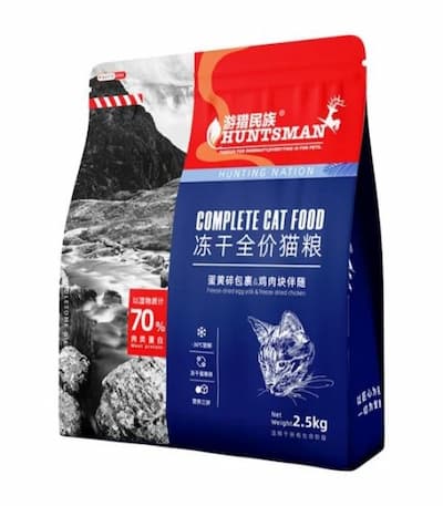Huntsman Complete Freeze-Dried Cat Food with Egg Yolk & Chicken 2.5kg