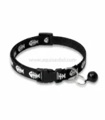Cat Fish printed collar with bell