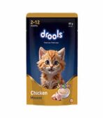 Drools 2-12 months Kitten Chicken Mousse 80gm www.aquisanbd.com