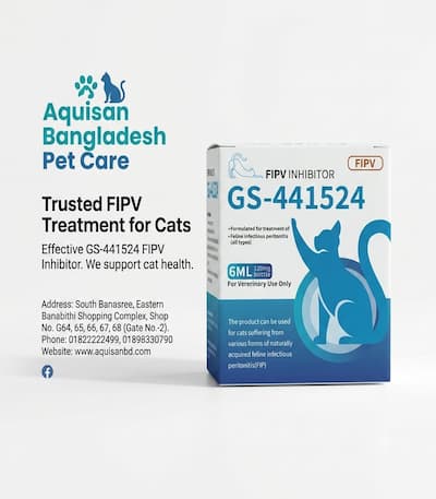 GS-441524 FIPV Inhibitor for Cats (6ML, 120mg)